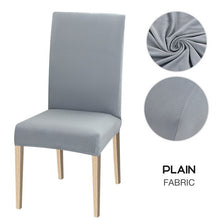 Load image into Gallery viewer, 1/2/4/6pcs Dining Chair Cover Jacquard Spandex Slipcover Protector Case Stretch for Kitchen Chair Seat Hotel Banquet Elastic

