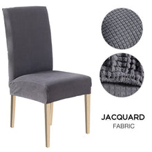 Load image into Gallery viewer, 1/2/4/6pcs Dining Chair Cover Jacquard Spandex Slipcover Protector Case Stretch for Kitchen Chair Seat Hotel Banquet Elastic
