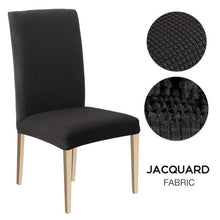 Load image into Gallery viewer, 1/2/4/6pcs Dining Chair Cover Jacquard Spandex Slipcover Protector Case Stretch for Kitchen Chair Seat Hotel Banquet Elastic
