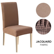 Load image into Gallery viewer, 1/2/4/6pcs Dining Chair Cover Jacquard Spandex Slipcover Protector Case Stretch for Kitchen Chair Seat Hotel Banquet Elastic
