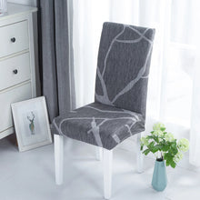 Load image into Gallery viewer, 1/2/4/6pcs Chair Cover Stretch Dining Room Chair Covers for Kitchen Spandex Seat Case Wedding Hotel Office Banquet Slipcovers
