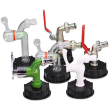 Load image into Gallery viewer, S60 Coarse Thread IBC Tank Tap Connecter x 16mm 1/2'' 3/4'' Water Coupling Adapter Garden Home Replacement Valve Fitting Faucet
