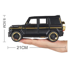 Load image into Gallery viewer, 1:24 Alloy Car Model Collectible Diecast Simulation G65 SUV XLG(M929Y/ M923Y) Toys For Boys 20Cm Vehicle 6 Open Doors Pull Back
