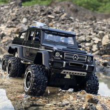 Load image into Gallery viewer, 1:28 BenzsG63 G63 6*6 Big Tyre Off-Road Vehicle Alloy Pickup Car Model Diecast &amp; Toy Vehicles Metal Car Model Childrens Toy Gift
