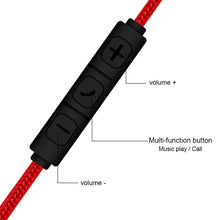 Load image into Gallery viewer, Audio Cable 3.5mm to Jack 3.5mm Speaker Line Aux Cable Male to Male with Mic to volume control for Headphone Car speaker with 1.2m
