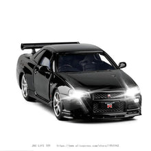 Load image into Gallery viewer, 1:32 Nissan Skyline Ares Diecasts &amp; Toy Vehicles Metal Toy Car Model High Simulation Pull Back Collection Kids Toys
