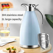 Load image into Gallery viewer, 1.5L/2L Portable Insulation Kettle 304 Stainless Steel Large Capacity Household Thermal Coffee Tea Insulation Pot Heat Kettle
