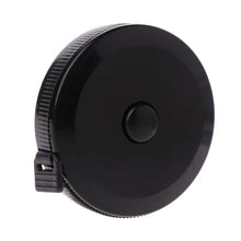 Load image into Gallery viewer, 1.5m/60inch Black Tape Measures Dual Sided Retractable Tools Automatic ABS Flexible Mini Sewing Measuring Tape 19QB
