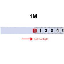 Load image into Gallery viewer, Stainless Steel Miter Track Tape Measure Self Adhesive Metric Scale Ruler Rust-Proof Durable and Wear-Resistan Ruler 1-5m
