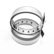 Load image into Gallery viewer, 1-5m Stainless Steel Miter Track Tape Measure Self Adhesive Metric Scale Ruler Rust-Proof Durable And Wear-Resistan Ruler

