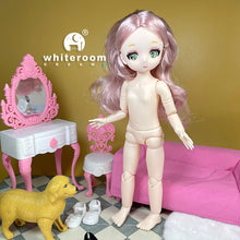 Load image into Gallery viewer, 1/6 BJD Doll 1/12 16cm 30cm Doll Make-up 3D Eyes Long Hair Body Beautiful Princess Baby Girl 12 Inch Doll DIY Toy for Girls
