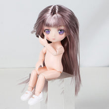 Load image into Gallery viewer, 1/6 BJD Doll 1/12 16cm 30cm Doll Make-up 3D Eyes Long Hair Body Beautiful Princess Baby Girl 12 Inch Doll DIY Toy for Girls
