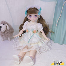 Load image into Gallery viewer, 1/6 Bjd Anime Doll Full Set 28cm Cute Comic Face Doll Toys with Clothes Accessories Girl Dress Up Toy for Children
