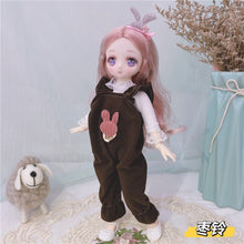 Load image into Gallery viewer, 1/6 Bjd Anime Doll Full Set 28cm Cute Comic Face Doll Toys with Clothes Accessories Girl Dress Up Toy for Children
