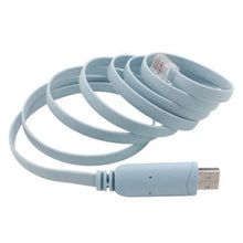 Load image into Gallery viewer, 1.8M USB To RJ45 For Cisco USB Console Cable CONSOLE Debug line A7H5 for Cisco H3C HP Arba 9306 huawei router rollover console
