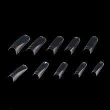 Load image into Gallery viewer, 1 Box/500pcs Tips Natural Color Half Cover Fake False French Nail Art Artificial Acrylic Gel UV Manicure Set DIY
