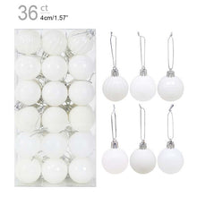 Load image into Gallery viewer, 1box Christmas Balls Christmas Tree Ornaments Ball Xmas Hanging Tree Pendants Home Party Decor  New Year Gift Noel Navidad
