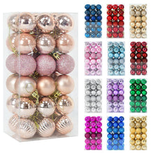 Load image into Gallery viewer, 1box Christmas Balls Christmas Tree Ornaments Ball Xmas Hanging Tree Pendants Home Party Decor  New Year Gift Noel Navidad
