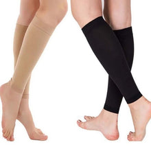 Load image into Gallery viewer, 1 Pair Compression Leg Sleeve Relieve Varicose Veins Circulation Compression Slimming Stovepipe Sport Legwarmers Women Knee Pads
