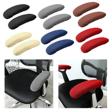 Load image into Gallery viewer, 1 Pair Chair Armrest Cover Slipcover Office Computer Chair Arm Covers Dustproof Stretchable Computer Slipcovers Cushion Protecto
