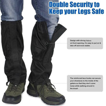 Load image into Gallery viewer, 1 Pair Hiking Ski Elastic Easy Wear Protective Cover Tools Warmer Hunting Outdoor Walking Waterproof Breathable Gaiter Leg

