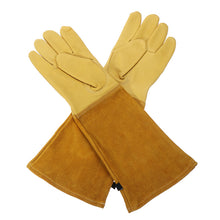 Load image into Gallery viewer, 1 Pair Heavy Duty Gardening Rose Pruning Gauntlet Gloves Thorn Proof Long Sleeve Work Welding Garden Gloves

