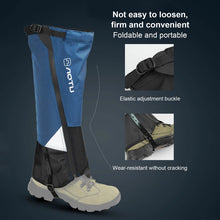 Load image into Gallery viewer, 1 Pair Leg Gaiters Waterproof Hiking Trekking Gaiters Camping Hiking Climbing Skiing Shoes Cover Snow Boot Legs Protection Guard
