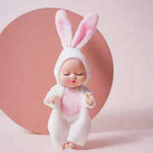 Load image into Gallery viewer, 1 Pieces Sleep Baby Doll Cute Animal Baby Doll 3.5inch Height Simulated Reborn Baby for Children's Toy with Clothes
