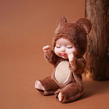 Load image into Gallery viewer, 1 Pieces Sleep Baby Doll Cute Animal Baby Doll 3.5inch Height Simulated Reborn Baby for Children's Toy with Clothes
