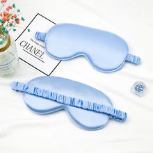 Load image into Gallery viewer, Imitated Silk Sleep Eye Mask Portable Travel Eyepatch Nap Eye Patch Rest Blindfold Eye Cover Sleeping Mask Night Eyeshade
