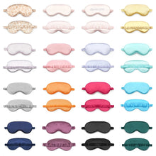 Load image into Gallery viewer, Imitated Silk Sleep Eye Mask Portable Travel Eyepatch Nap Eye Patch Rest Blindfold Eye Cover Sleeping Mask Night Eyeshade
