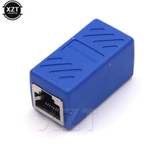 Load image into Gallery viewer, 1 To 2 Ways Network LAN Cable Ethernet Female Cat6 RJ45 Splitter Connector Adapter UTP Cat7 5e Conector Switch Adapters Coupler
