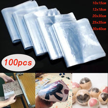 Load image into Gallery viewer, 10/100 pcs Heat shrinkable film baby shoe bag transparent sealing film dustproof anti-oxidation hot shrink film home storage bag
