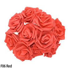 Load image into Gallery viewer, 10/20/30 Heads 8CM New Artificial PE Foam Rose Flowers Bride Bouquet Home Flower Wedding Decorations Scrapbooking DIY Flower
