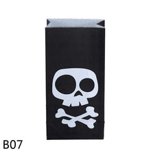 Load image into Gallery viewer, 10/20pcs Halloween Theme Packaging Paper Bags Cookie Candy Bag Wizard Pumpkin Head Gift Bags Home Halloween Party Decorations
