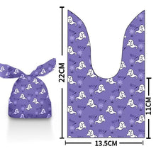 Load image into Gallery viewer, 10/20pcs Happy Halloween Rabbit Ear Plastic Bags Pumpkin Trick Or Treat Cookies DIY Packaging Supplies Kids Gift Baking Decor
