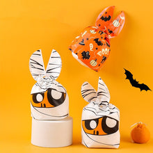 Load image into Gallery viewer, 30/50pcs Halloween Candy Bags Pumpkin Bat Biscuit Gift Bag Trick or Treat Kids Favors Supplies Halloween Decoration for Home
