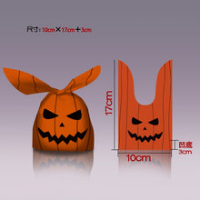 Load image into Gallery viewer, 30/50pcs Halloween Candy Bags Pumpkin Bat Biscuit Gift Bag Trick or Treat Kids Favors Supplies Halloween Decoration for Home
