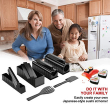 Load image into Gallery viewer, 10 Pcs/Set DIY Sushi Making Kit Roll Sushi Maker Rice Roll Mold Kitchen Sushi Tools Japanese Sushi Cooking Tools Kitchen Tools
