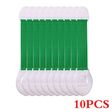 Load image into Gallery viewer, 10pcs/Lot Drawer Door Cabinet Cupboard Toilet Safety Locks Baby Kids Safety Care Plastic Locks Straps Infant Baby Protection
