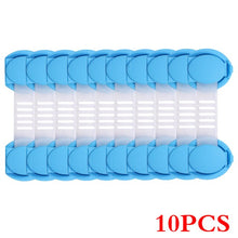 Load image into Gallery viewer, 10pcs/Lot Drawer Door Cabinet Cupboard Toilet Safety Locks Baby Kids Safety Care Plastic Locks Straps Infant Baby Protection
