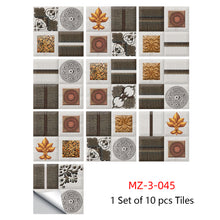 Load image into Gallery viewer, 10pcs/set Cream Marble Frosted Tiles Floor Wall Sticker Kitchen Bathroom Home Renovation Wallpaper Non-slip Beige Wall Decals
