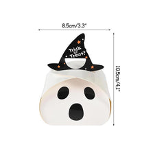 Load image into Gallery viewer, 10pcs Halloween Candy Box Paper Gift Boxes Trick or Treat Kids Gift Pumpkin Ghost Candy Bags Halloween Party Decoration Supplies
