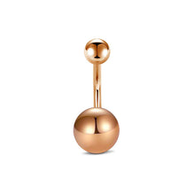 Load image into Gallery viewer, Sexy Halter Belly Button Ring Oreja 14G Double Round Cubic Zirconia 316L Surgical Steel Belly Piercing Jewelry
