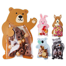 Load image into Gallery viewer, 10pcs/lot Candy Bags Easter Cute Animal Rabbit Cookie Bags Gift Bags Greeting Cards Wedding Baby Shower Birthday Party Candy Box
