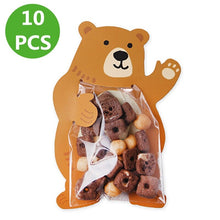 Load image into Gallery viewer, 10pcs/lot Candy Bags Easter Cute Animal Rabbit Cookie Bags Gift Bags Greeting Cards Wedding Baby Shower Birthday Party Candy Box
