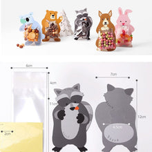 Load image into Gallery viewer, 10pcs/lot Candy Bags Easter Cute Animal Rabbit Cookie Bags Gift Bags Greeting Cards Wedding Baby Shower Birthday Party Candy Box
