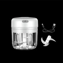 Load image into Gallery viewer, 100/250ml Electric Garlic Masher Garlic Press Vegetable Chili Meat Garlic Chopper Press USB Masher Machine Kitchen Gadgets
