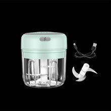 Load image into Gallery viewer, 100/250ml Electric Garlic Masher Garlic Press Vegetable Chili Meat Garlic Chopper Press USB Masher Machine Kitchen Gadgets
