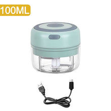 Load image into Gallery viewer, 100/250mL Mini Electric Garlic Chopper USB Charging Ginger Masher Machine Sturdy Durable Chili Vegetable Crusher Kitchen Tool
